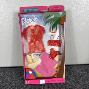 Colección de trajes de baño vintage Barbie Fashion Avenue 2002 Splash #53986 naranja - Imagen 1 de 10