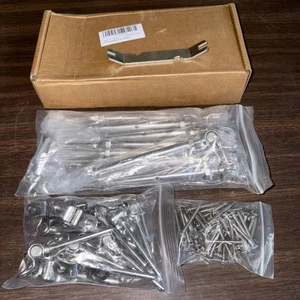 12er Pack Deck Man T316-Edelstahl verstellbarer Winkel 1/8" Kabel Geländer Kit - Bild 1 von 4