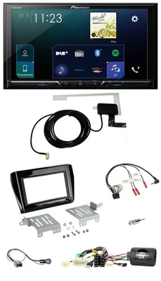 Pioneer 2DIN DAB USB Lenkrad Bluetooth Autoradio für Suzuki Swift ab 18 Klavierl - Bild 1 von 4