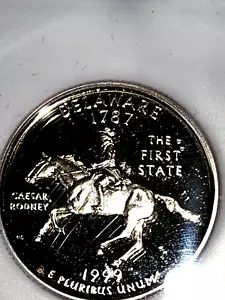 1999-S Delaware -Washington Quarter ICG PR69DCAM - Picture 1 of 5