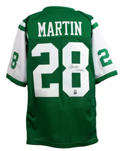 Curtis Martin Signed New York Jets Jersey (JSA COA & Martin Hologram) H.O.F. RB - Picture 1 of 7