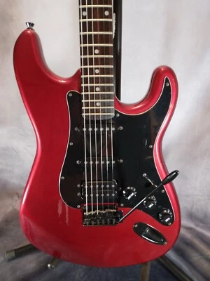 Samick Vintage Tanara (Strat Style SSH) Electric Guitar 1987 Metallic Red - Image 1 of 4
