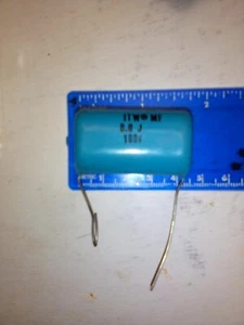 ITW 8 UF 100 V Filmkondensator Kappe 10 % 8 mfd USA Verkäufer neuer alter Lagerbestand - Bild 1 von 5