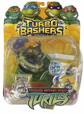 Top Teenage Mutant Ninja Turtles Turbo Bashers Donatello TMNT 2004 de colección Playmates Foto 1 de 4