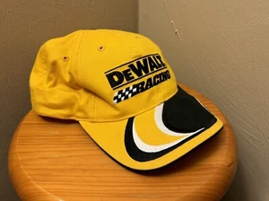 Matt Kenseth DeWalt Roush Racing Nascar Strapback Hat Yellow Black Cotton - Picture 1 of 7