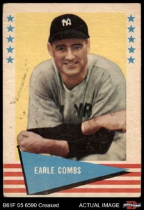 1961 Fleer #17 Earl Coombs Combs Yankees HOF 2 - GOOD - Picture 1 of 9