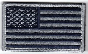 Bandera Americana - Parche de 2 piezas de gancho y bucle de 2,5" x 3,5" - Imagen 1 de 1