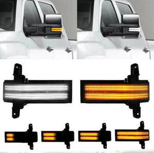 Dynamic Side Mirror Light Signal For 2015-2019 Chevrolet Silverado 2500HD 3500HD - Picture 1 of 12