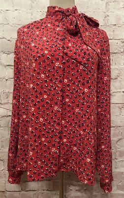 Винтажный Pendleton блузка женщин * XL *читать страны изысканный галстук шеи - Изображение 1 из 4