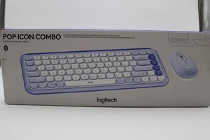 Logitech POP ICON Combo, Bluetooth Keyboard and Mouse Combo - Picture 1 of 10