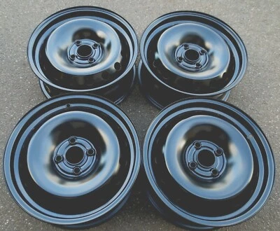 4x Llantas de acero Fiat Grande Punto 6Jx15H2 4x100 ET43 ML56,5 (50529059) #A-9109 - Imagen 1 de 4
