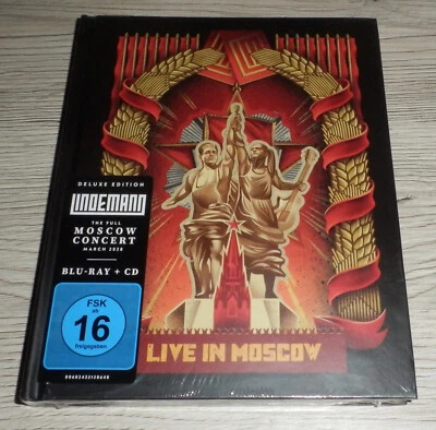 LINDEMANN Live in Moscow CD+Blu-ray Digibook 2021 Deluxe Edition NEU OVP Zunge** - Bild 1 von 4