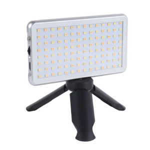 Metal LED Video Conference Fill Light Tripod Tiktok Photography Live Streaming - Picture 1 of 12
