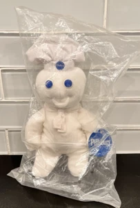 Vintage 1997 Pillsbury Doughboy Plush Bean Bag 8'' Toy Doll - Imagen 1 de 8