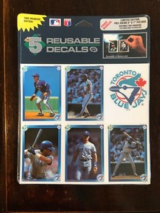 1992 High 5 Toronto Blue Jays Prototype Reusable Decal