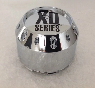 KMC XD Series Chrome Wheel Rim Center Hub Cap XD779 Badlands XD795 Hoss 464k106 - Image 1 of 2