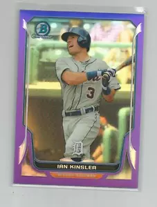 2014 Bowman Chrome IAN KINSLER Purple Refractor 133/150 - Bild 1 von 1
