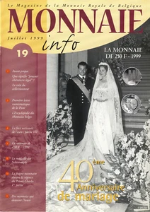 MAGAZINE DE LA MONNAIE ROYALE DE BELGIQUE n°19 - Foto 1 di 1