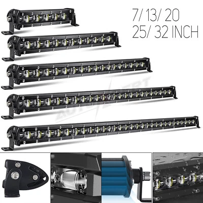7 14 20 25 32 pulgadas 12V/24V LED Light bar barra de luz faros de trabajo todoterreno - Imagen 1 de 4