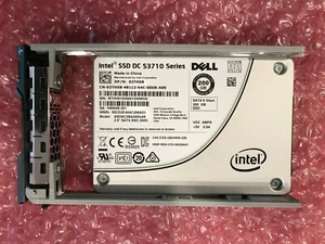 2THX8 DELL INTEL S3710 200 GB UNITÀ DI MEMORIA A STATO SOLIDO SATA 6 GB/s 2,5 unità di memoria a stato solido ssdsc2ba200g4r 02thx8 r430 - Foto 1 di 2