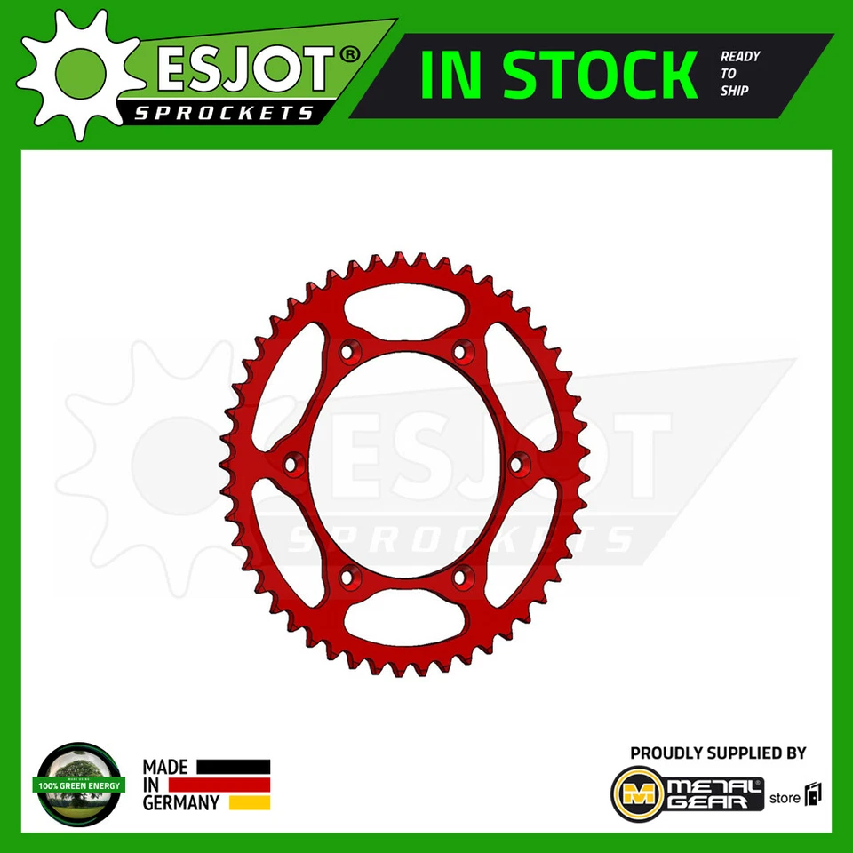 Sprocket Rear 520-49T Ultralight Steel Red for HUSQVARNA TE 510 i.e 2010 - Imagem 1 de 1