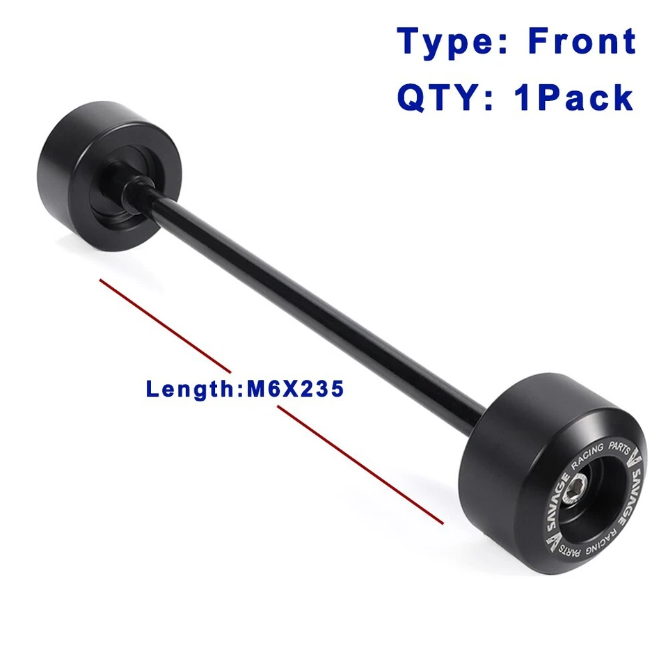 CNC Axle Slider Wheel Fork Protector Front For BMW R1200RS/R 15-18 R1250RS/R 23 - Изображение 1 из 4