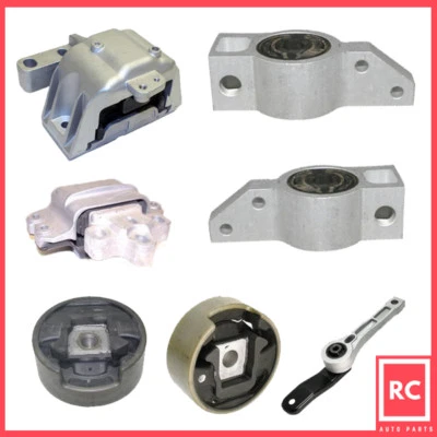 Juego de 7 piezas de montaje de motor y transmisión para 07-13 Volkswagen Eos/ 06-11 GTI 2,0 L Foto 1 de 4