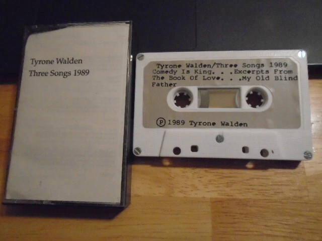 VERY RARE Tyrone Walden DEMO CASSETTE TAPE rock 1989 UNRELEASED Boston MA ! - Image 1 of 1