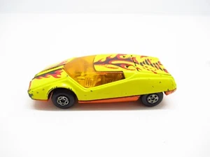 MATCHBOX LESNEY SUPERFAST #33 DATSUN 126X FLAME TAMPO - Picture 1 of 5