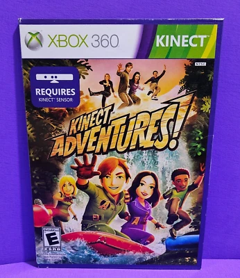 NEW Microsoft XBOX 360 Kinect Adventures! Sealed Cardboard Sleeve version - Image 1 of 4