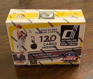 2021-22 Panini Donruss Basketball NBA Trading Cards Mega Box (120 Cards) 🔥 - Picture 1 of 8