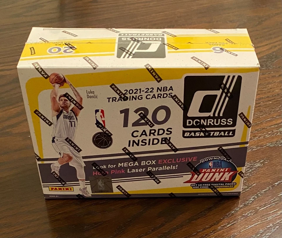 Panini 2021-22 Donruss Basketball Mega Box - 20 Packs