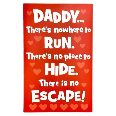 Fun VALENTINE'S DAY Card FOR DADDY, Playful Hug Monster POP-OUT by AGC +Envelope - Image 1 of 4