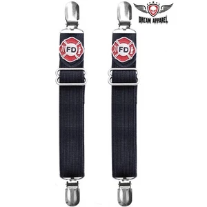 Fire Department Pants Boot Clips - free shipping - Picture 1 of 3