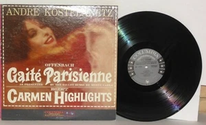 ANDRE KOSTELANETZ LP Offenbach Gaite Parisienne Carmen Highlights ML 5429 Vinyl - Imagen 1 de 3