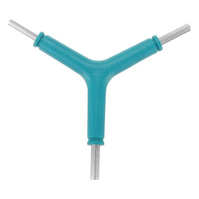 Y-Shaped 3 Way Bike Hex Wrench Set 4/5/6mm Y-Type Wrench Kit, Blue - Image 1 of 4
