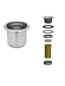 T&S Ottone 006678-45 Ciotola per Pozzo a Dipper in Acciaio Inox con Tubo in Ottone - Foto 1 di 4
