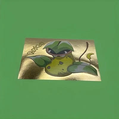 Victreebel Pokemon Gold Sticker Peru 1999 Gradeable NM Gold Foil - Image 1 of 4