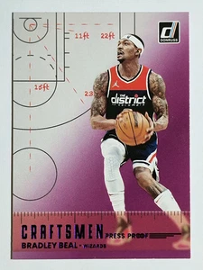 2022-23 Donruss Craftsmen Press Proof Purple #14 Bradley Beal - Picture 1 of 2