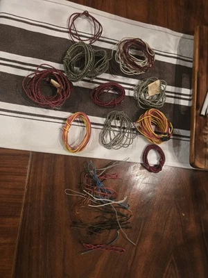 Lot Of Tyco Train Trestle, Track, Bridge, Lamppost And Lots Of Wire! - Image 1 of 4