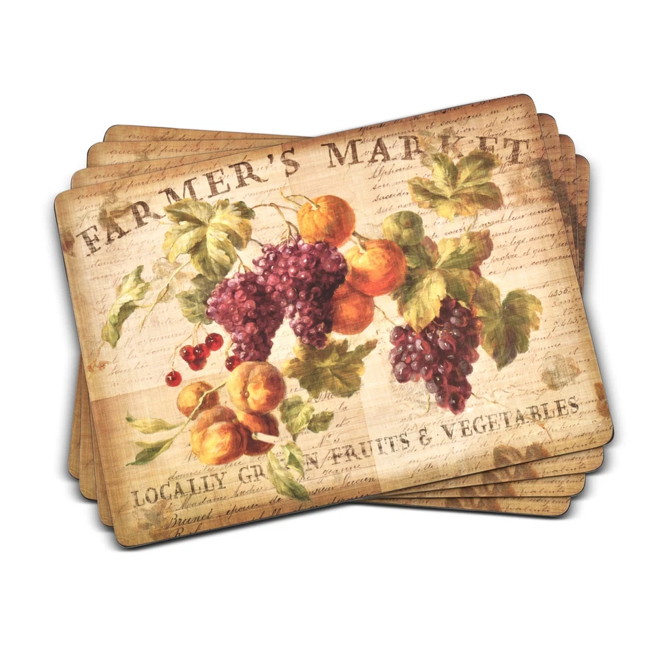 Pimpernel Abundant Fall Placemats - Set of 4