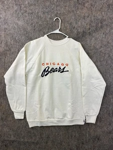 Vintage Chicago Bears Logo 7 Sweater Mens XL NFL Embroidered Script Sweatshirt - Picture 1 of 17