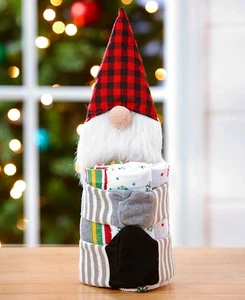 Juego de regalo de toallas de mano y baño de vacaciones/navidad con soporte de felpa para gnomo - 4 piezas - Imagen 1 de 2
