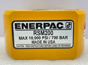 Cilindro hidráulico Enerpac RSM200 22,1 toneladas capacidad 0,50 pulgadas carrera baja altura - Imagen 1 de 7