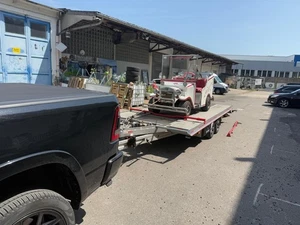 Golf-Car umgebaut mit Straßenzulassung 36 V mit Solaranlage, Dach abnehmbar - Bild 1 von 3