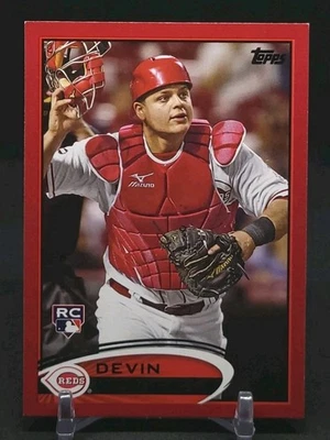 2012 Topps Serie 1 Devin Mesoraco Rookie RC Target Rojo #41 Rojos Color Match Foto 1 de 2