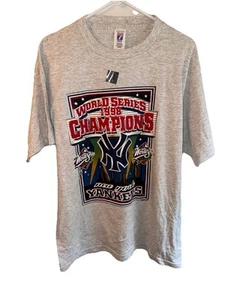 Logo 7 NY New York Yankees 1998 World Series Championship MLB T-Shirt Large - Bild 1 von 4