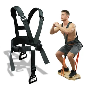 Adjustable Squat Harness Vest for Resistance Bands for Strength & Core Training - Picture 1 of 6