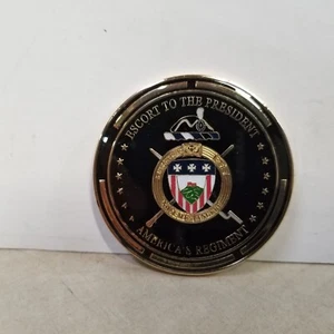 Escort To The President America Regiment Awarded For Honor Guard Challenge Coin - Picture 1 of 6