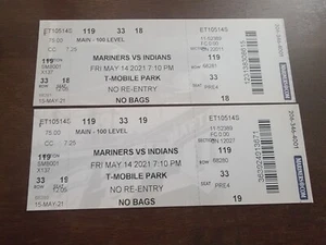 1)JARRED KELENIC 1st MLB HR Ticket Homerun 2B Hit Run Seattle Mariners 5/14/2021 - Picture 1 of 1